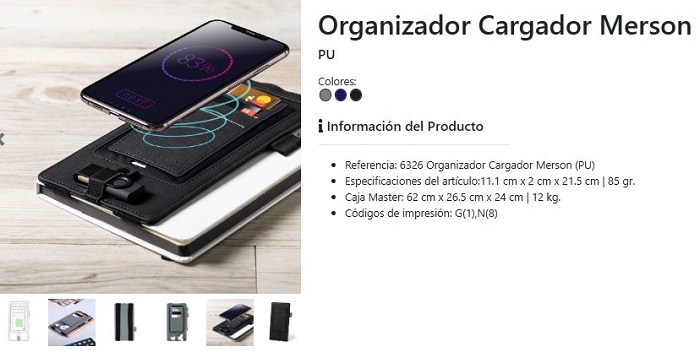 Organizadores con power bank