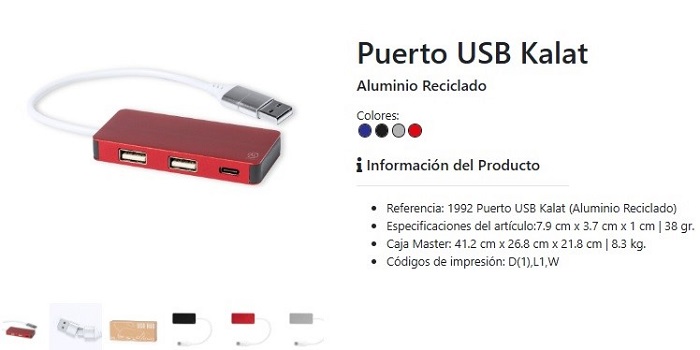 USB personalizados