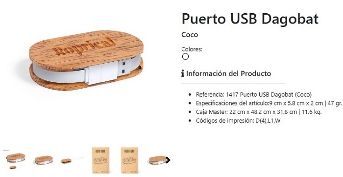 Puertos USB ecológicos