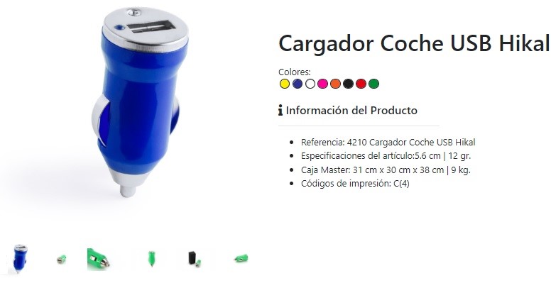 Cargadores personalizados