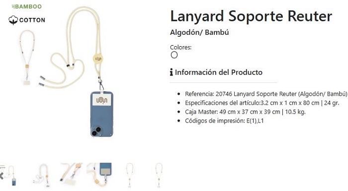 Lanyards soporte 