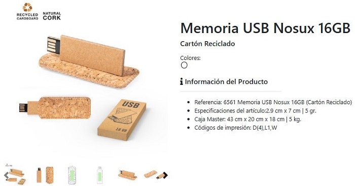 Pendrive ecológico