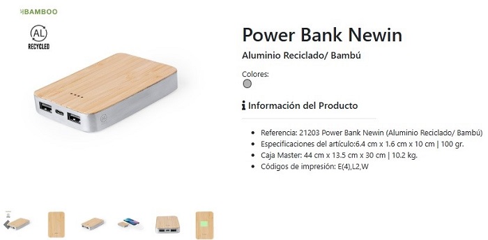 Power banks sostenibles