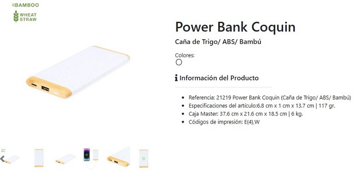 Power banks de materiales reciclados