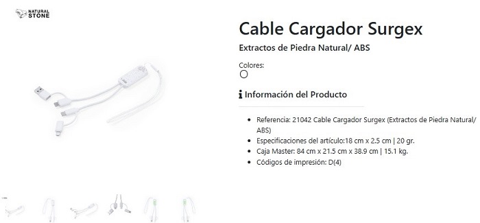 Cables cargadores USB