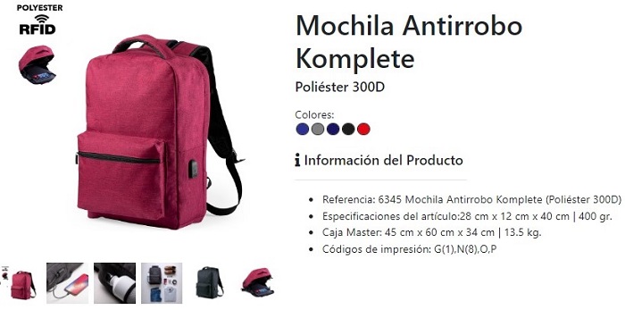 Mochilas personalizadas